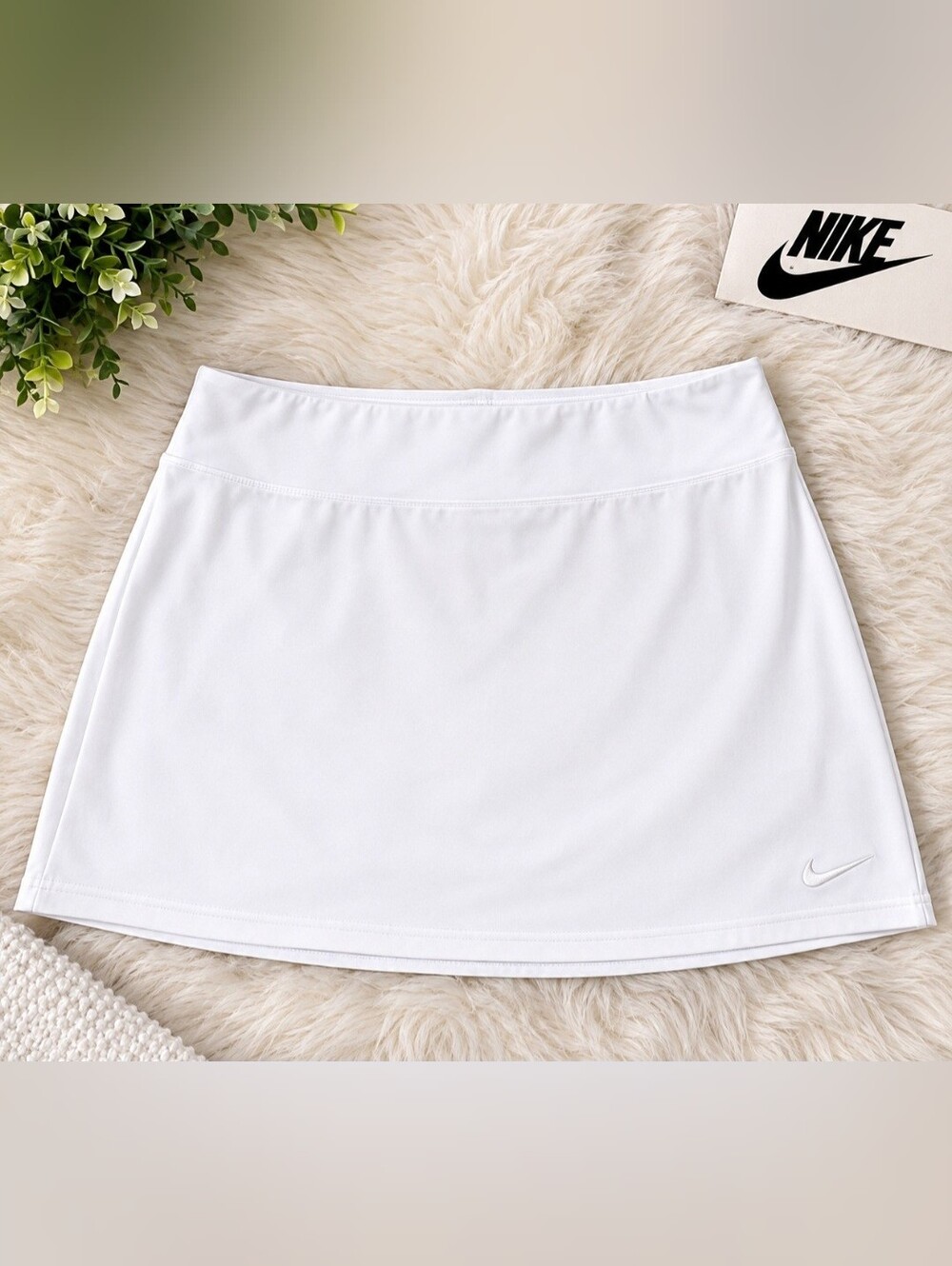 Nike White Performance Tennis Skort